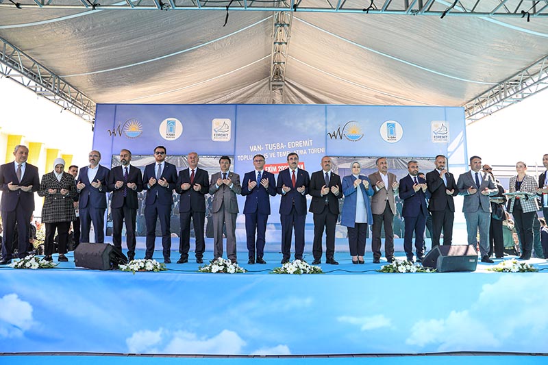 Cumhurbaşkanı Yardımcısı Yılmaz Van'da Toplu Açılış Törenine Katıldı